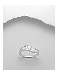 CZ Ring In 92.5 Sterling Silver