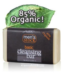 Aubrey Organics Men's Stock Basic Cleansing Bar (4 - 5 oz bars
