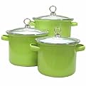 Calypso Basics 6-pc. Stockpot Set- Lime