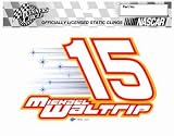 Michael Waltrip Team Driver Racing Nascar Static Cling Sticker