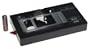 JVC CP6BKU Playback Cassette Adapter for Camcorders