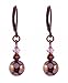 Earrings - E277 - Crystal and Copper Plated Polka title=