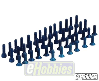 Aluminum Screw Kit, Blue:TC3