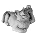 turkish van - Lying Bird-Watching Cat Stone Statue