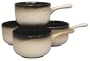 Sango Nova Black Onion Soup Bowls, Set of 4