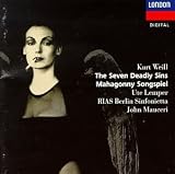 Kurt Weill, John Mauceri, Ute Lemper, Susanne Tremper, RIAS Berlin Sinfonietta, Helmut Wildhaber, Peter Haage, Thomas Mohr, Manfred Jungwirth, Jeff Cohen - Weill - The Seven Deadly Sins · Mahagonny Songspiel / Ute Lemper · RIAS Berlin Sinfonietta · John Mauceri