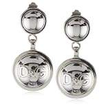 D&G Womens Gray Stainless Steel Button Log
