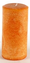 3" x 6" Mottled Pillar, Hibiscus