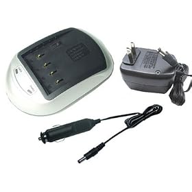 TechFuel&reg; Premium Battery Charger for Panasonic VHS-C Camcorder by TechFuel