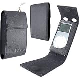 Kroo Premium Leather Case for Apple iPod Mini (2GB, 4GB, 6GB) MP3 Player ~ Available in Black, Brown, Green, Pink, Red
