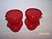 Tupperware Set of 4 Refrigerator Bowls 14 Ounce Red