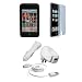 Apple iPod Touch 3G Accessories. Premium Accessory Kit for iPod Touch 3rd Generation: Black Silicone Skin Case Cover Protection + USB Car Auto DC Charger + USB Travel Home AC Charger + USB Retractable Cable + Full body Screen Protector