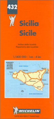 City Travel Guides Discounted  Livres : Carte routière : Sicile, N° 432