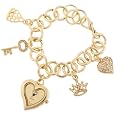 XOXO Women's XO7032 Gold Mirror Dial Gold-tone Charm Watch