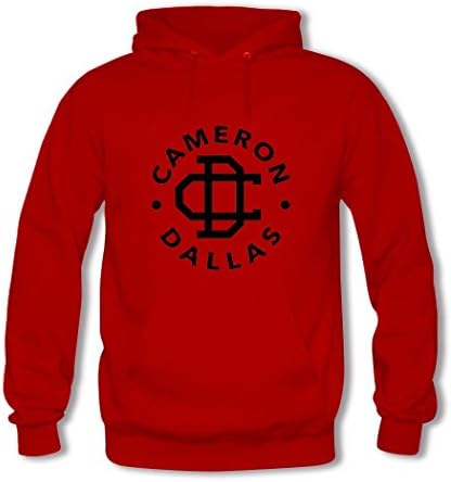 Close2U Women's Classic Juniors Dallas Cameron Print Pullover Hoodie Large Red
