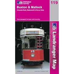 Buxton and Matlock, Bakewell and Dove Dale (Landranger Maps)