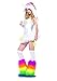 Leg Avenue Women's Fleece Unicorn Hood with Star Ties