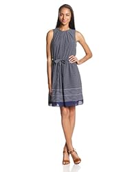 Anne Klein Women’s Dot-Print Halter Dress