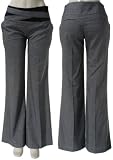XOXO Tweed Satin Waist Trouser Pants