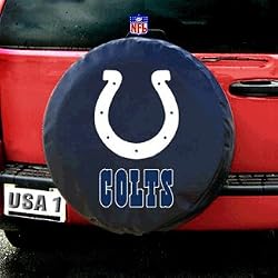 Indianapolis Colts NFL Spare Tire Cover (Black)
