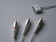 SNY AV3 Composite Audio Video AV Cable for Apple iPhone 1G, iPod Touch 1G, iPod Classic and iPod nano 3G, White