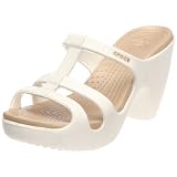 sandales talon argent Crocs Cyprus III Sandales fem