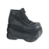 Demonia Men's BOXER Lace-Up Platform Shoe