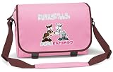 FunkyFilly® Girls 'Best Friends' A4 Pony School Messenger Bag Pink, internal organiser section with 2 zip pockets, key fob, pencil pockets, long adjustable padded shoulder strap, zip closing main compartment. size 41x31x12 cms