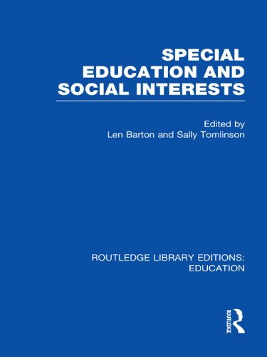 Special Education and Social Interests (RLE Edu M) (Routledge Library Editions: Education)