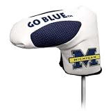 Michigan Wolverines White Synthetic Leather Putter Headcover