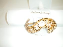 Hair S Clip Animal Leopard Print Carmel with White Painted Flower