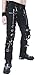 Dead Threads Men's Buckle Zips Chains Straps Cyber Goth Rave Trousers
