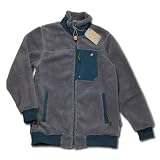 GOHEMP(ゴーヘンプ) FULL ZIP BOA JACKET ボア ヘンプコットン ジャケット / LT グレー
