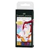Faber-Castell Pitt ARTIST PEN Basic, sortiert/167103 Inh.6 Etui
