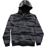 Element Youth Sweatshirt Topography Zip Black