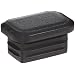 Kapsto 270 R 3020 3 Polyethylene Rectangular Plug, Black, 30x20 mm (Pack of 100)