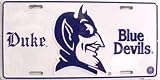 Duke Blue Devils License Plate