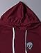 Choies Women Alien Print Striped Sleeve Drawstring Pullover Sweatshirt Hoodie