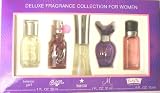 Deluxe Fragrance Collection Coffret for Women - tommy girl, Curve, true star, M, Lucky You - 5 minis 15 ml Each