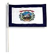 West Virginia Flag 12 x 18 inch