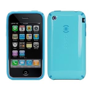 Speck Products IPH3G-CNDY-A18A19 CandyShell Case for iPhone 3G, 3G S (SeaGlass Blue) - Limited Edition Color
