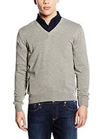 Piacenza cashmere Jersey (Gris Moyen)