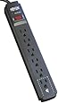Tripp Lite 6 Outlet Surge Protector Power Strip 6ft Cord 790 Joules LED LIFETIME WARRANTY & $20K INSURANCE (TLP606B)