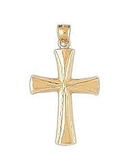 CleverEves 14k Gold Pendant Cross 5.7 - Gram(s)