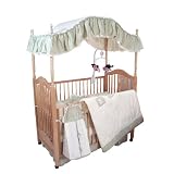 Athena Canopy Baby Crib (Natural)