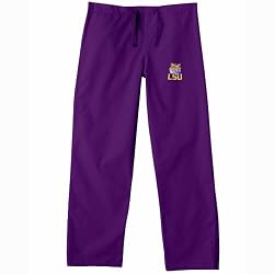 LSU Tigers NCAA Classic Scrub Pant (Purple)