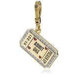 Juicy Couture Charms Gold-Tone Kissing Booth C