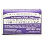 Dr. Bronner - Organic Lavender Soap Bar, 5 oz bar soap