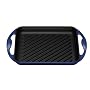 Le Creuset Cast Iron Square Grill, Graded Blue, 24 cm