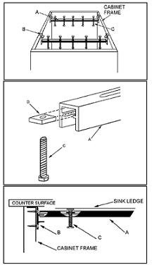 Just Undermount Installation Systems Hardware JRS-25-V